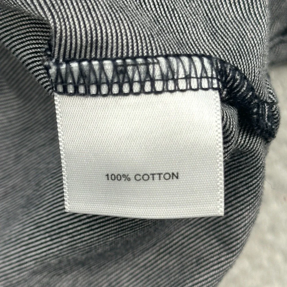 Peter Millar Nanoluxe Men's XXL Gray Striped Polo Shirt Casual Comfort Golf FLAW